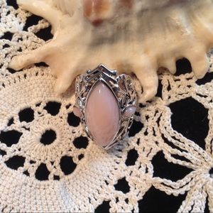 💐NIB MARQUISE PINK PERUVIAN OPAL💐